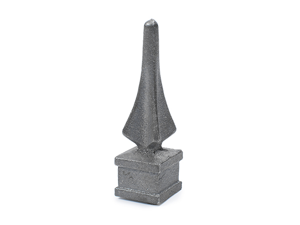 Cast iron, .75 inch pointed finial