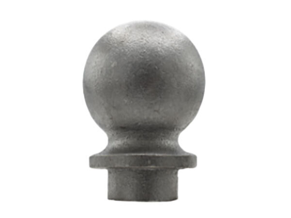 Cast iron 2-inch round ball cap