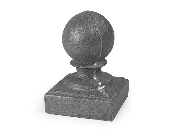 Cast iron 2.5-inch ball cap