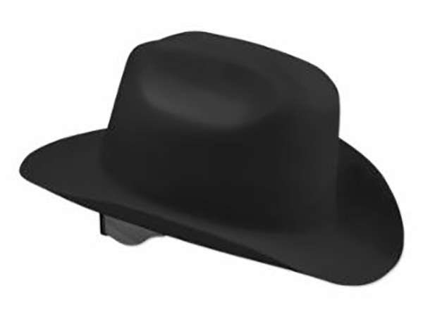 Jackson Safety Western Outlaw Hard Hat, 4 Point Ratchet Black